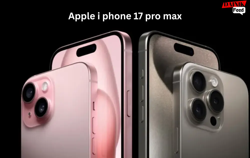 apple i phone 17 pro max with text 