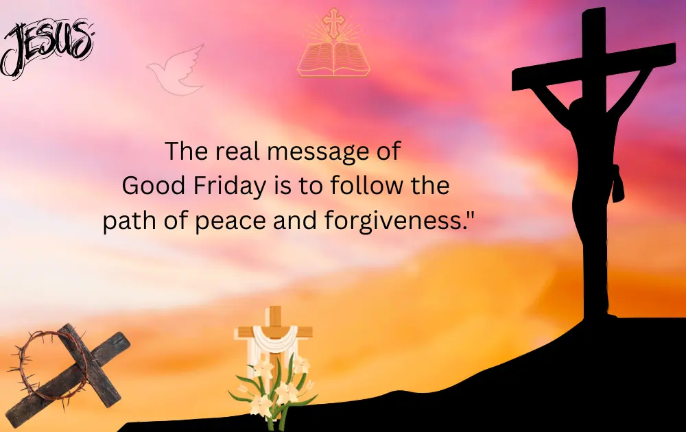 Message given with picture of Jesus